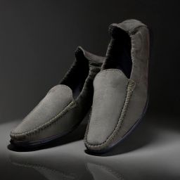 Slip-On Elastic Collered Loafers For Men-image-40