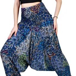 Printed Rayon, Cotton Women Harem Pants-image-69