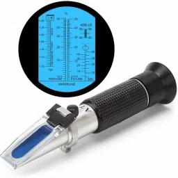 Urea Adblue DEF Exhaust Fluids Antifreeze Battery Acid Propylene Ethylene Glycol Manual Handheld Refractometer-14