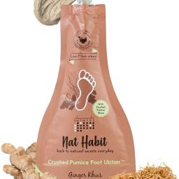 Ginger Khus Foot Ubtan| Scrub for Skin Brightening and Soft Skin|Pedicure-image-1