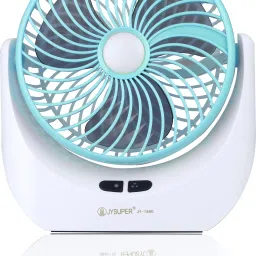 High Speed Rechargeable Table Fan with LED Light, For Kitchen, Office, Home 5 Star 1400 3 Blade Table Fan-15