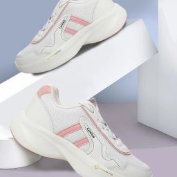 HALL Casual Shoes | Memory Insole Cushioning | Comfortable Mesh Upper | Lace-Up Sneakers For Women-12