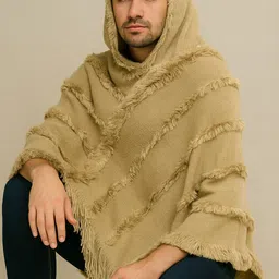 life and style Wool Blend Poncho-picture-7