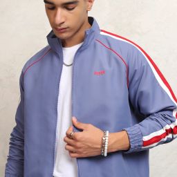 Men Colorblock Parka Jacket-image-1