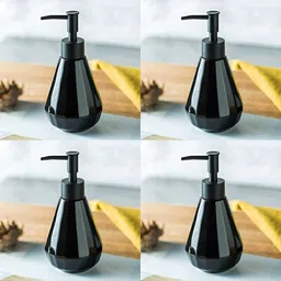 USHA SHRIRAM Black Ceramic Soap Dispenser 250ml-image-28