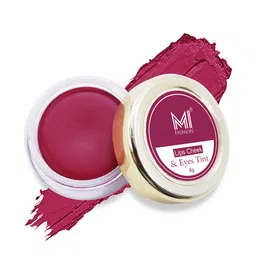 MI FASHION Long Lasting Matte 3 In 1 Lip Cheek & Eye Tint - Deep Caramine Pink Red-19