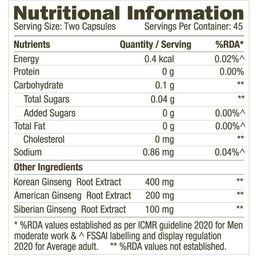 GNC GNC Herbal Plus Triple Ginseng Root Enhances Immunity  Alertness & Concentration image 4