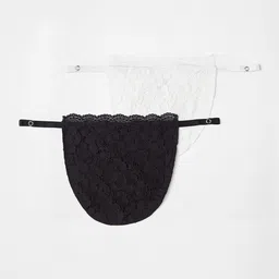Espresso Black & Off-White Solid Camisole-picture-51