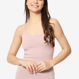 Beau Design Cotton Camisole With Adjustable Shoulder Straps-image-84