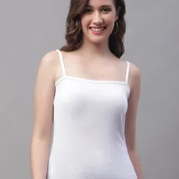 Friskers Non-Padded Cotton Spaghetti Camisole-image-22