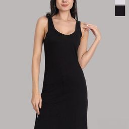 Aimly Pack Of 3 Scoop Neck Shoulder Straps Longline Cotton Camisoles-image-97