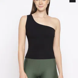 La Intimo Women 2 Pcs One Shoulder Camisoles-image-95