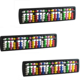 Abacus math learning kit for kids 17 Rod Multicolor (Pack of 3)-14
