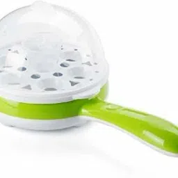 Multifunction 2 in 1 Electric Egg Boiler Steamer Non-Stick Omelette Frying Pan Multi functional Electronic 2 in 1 Single Layer Egg Boiler Steamer Cooker With Handle and Capacity of 7 Eggs | Egg Boiling Non-Stick Steamer and Egg Frying Pan Machine (Multi) Egg Cooker-17