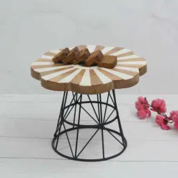 maison modern Black Naked Bloom Decorative Cake Stand-picture-12