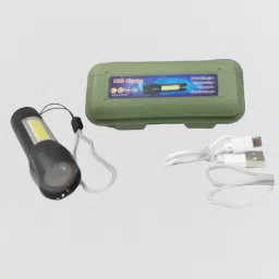 Packet LED Torch with Green Box4_VRBL326 10 hrs Torch Emergency Light-1
