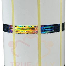 true-ally 50x25 Holographic Chromo Barcode Label - 2 x 1 inch -2 Ups - 2000 Labels/Roll Genuine Original Siver Hologram Barcode Sticker (1 Roll Per Pack (2000 Labels)) Paper Label-picture-41
