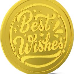 Best Wishes BS-D1-004 24 (995) K 5 g Gold Coin-image-91