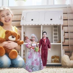 Trending New Couple Doll PlaySet for Girls Doll Set (Multicolor)-17
