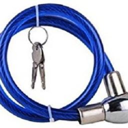Two wheeler security Cable Lock , Helmet Lock (BLUE) BIKE-CYL-CABLLOCK-BLUE Cable Lock-14