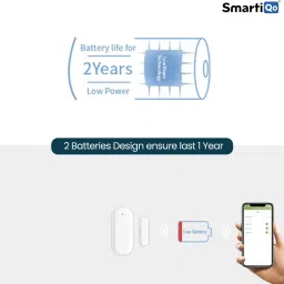 SmartiQo Zigbee Smart Door Sensor Wireless Sensor Security System image 4