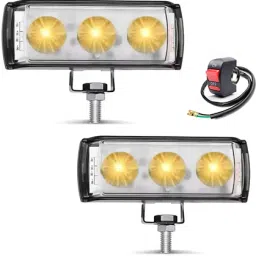 3 led police light blinking fog light pack of 2 good quality styles Dash Light Car, Motorbike LED (12 V, 50 W)-image-55