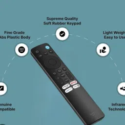 Fgkitoflex Compatible with models such as L32R8-FVIN, L43R8-FVIN, and L32MA-FVIN, Compatible with Redmi Smart Fire TV Remote Control (Without Voice) with Hotkeys REDMI FIRE TV Smart LCD LED TV with Prime Video, Netflix and Easy APPS Access Remote Controller image 2