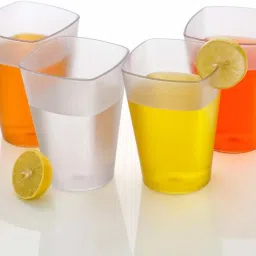 (Pack of 6) Drinking Glass Perfect For Soda Juice Water Use For Home Office Shop Glass Set Water/Juice Glass-image-0