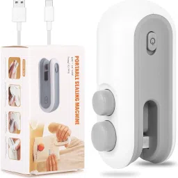 Mini Sealing Machine Handheld Packet Sealer for Food, Snacks. 2 IN 1 Hand Held Heat Sealer-image-6