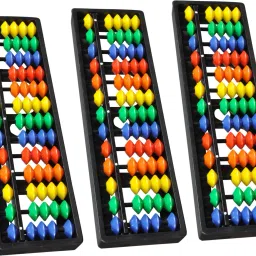 Abacus math learning kit for kids Multicolor 13 rod ( Pack of 3 )-28