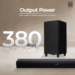 DH Discovery DH-1201 with 380W 3D Loud Sound, Touch Control Panel, 3 EQ Modes 380 W Bluetooth Soundbar image 2