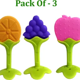 Fruit Shape Silicone Teethers Soft Stick Chews Nibbler for Baby Dental Care Teether-26