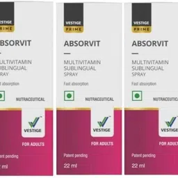 vestlge VESTIGE PRIME ABSORVIT MULTIVITAMIN SUBLINGUAL SPRAY PACK OF 3 UNFALVAR Drink-picture-9