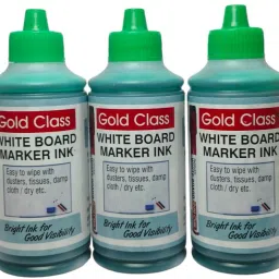 GOLD CLASS WHITE BOARD MARKER INK 100ML(PACK OF 2) GREEN MARKER REFILL INK 100 ml Marker Refill-5
