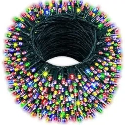 56 LEDs 20 m Multicolor Color Changing, Flickering, Steady String Rice Lights-0