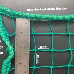 amz sports nets (GREEN) 18 PLY 10FT X 50FT Nylon Mesh Balcony Net / Bird Net / Monkey Net Child Protection Net Insect Net image 2
