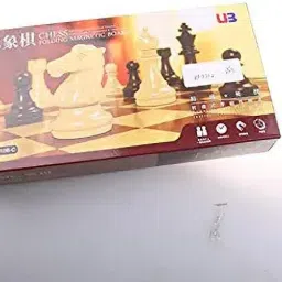 Magnetic Wooden Chess Set Folding Board for kids 4.5 cm Chess Board-43