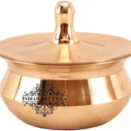 Handmade Bronze Serving Donga Serve Casserole-image-14