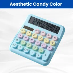 Desktop Calculator, 12-Digit Large LCD and Large Buttons for Office, Homes W62 Basic Calculator-image-61