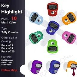 2023 Latest Tasbih Tally, Jaap, Umpire Counter Digital (pack Of 10) Digital Tally Counter-25