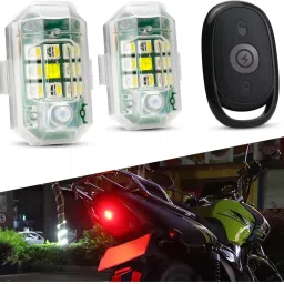 Wireless LED Drone Light, Strobe LED for Bike, Car With Remote Control Back Up Lamp Motorbike, Car LED (12 V, 15 W)-28