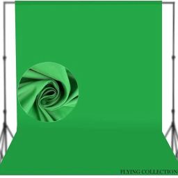 FLYING COLLECTION 8x12 Ft. Green Screen Backdrop Background Curtain Rod Pocket for Photography, Reflector-picture-10
