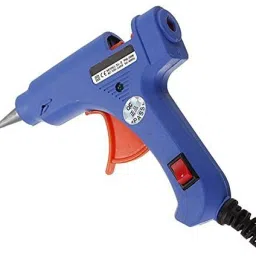 fadman BLUE MINI 20W 20 WATT (ON OFF SWITCH & INDICATOR) HOT MELT GUN WITH FREE 10 GLUE STICKS Standard Temperature Corded Glue Gun image 4