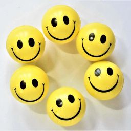 Soft Foam Sponge Balls with smily Light Weight --Pack of 6ds- 18 cm-11