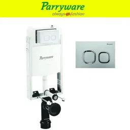 Half Frame Concealed Cistern with Flush plate set of 1 pic 411 Dual Flush Tank-image-13
