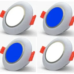 MG LIGHTS PACK OF 4 (WHITE & BLUE ) Ceiling Light Ceiling Lamp-image-5