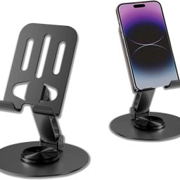 shamima Mobile Phone Stand, 360°Rotation Height Adjustable Phone Holder for Desk Mobile Holder-image-18