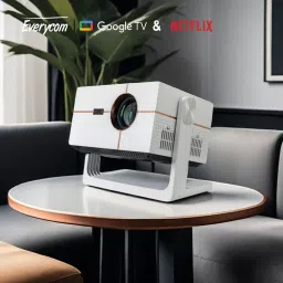 AUN 4K Netflix Certified Q9 Max Pro Smart Projector, 14000 Lumens (3500 lm / 1 Speaker / Wireless / Remote Controller) Portable Projector-6