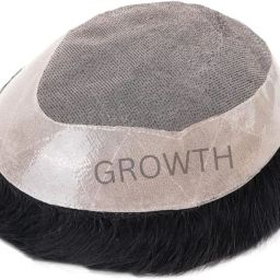 Monofilament patch 100% Human Patch Size 10X8 Natural looking hair wig for Men's Hair Extension-image-11