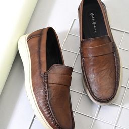 mast & harbour Loafers For Men-picture-23